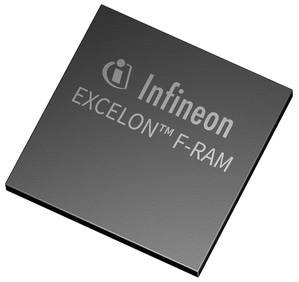 英飞凌扩展其EXCELON F-RAM记忆体产品，推出两款分别具有1Mbit和4Mbit储存容量的新型F-RAM记忆体。