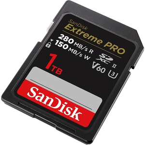SanDisk Extreme PRO SDXC UHS-II 记忆卡（V60）专为专业消费者及创作者设计，能够激发使用者创造力。