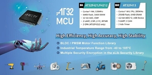 AT32 MCU内建高速高性能ADC搭配对应的电流采样电路，可进行单电阻电流采样，提高采样精确率。（source：雅特力）