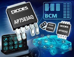 Diodes推出具备电源正常指示且符合汽车规格的300mA输出LDO，支援电池断电负载点。