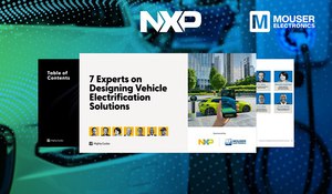 貿澤電子與NXP Semiconductors合作出版最新的電子書，探索設計汽車電動化系統時會遇到的挑戰，並提供有關潛在解決方案路徑的見解。