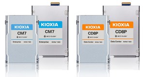 KIOXIA CM7系列和 KIOXIA CD8P系列 NVMe硬碟为企业和资料中心提供高效能和可靠性
