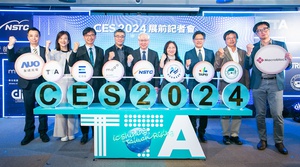 國科會今（27）日舉辦CES展前記者會，將率領近百組新創團隊於CES 2024期間，號召全球好手與企業來台共築夢想，迎接全球產業經濟新契機。
