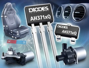 Diodes推出高电压、符合汽车规格的霍尔效应锁存器，针对物理应力提供更隹耐用性。