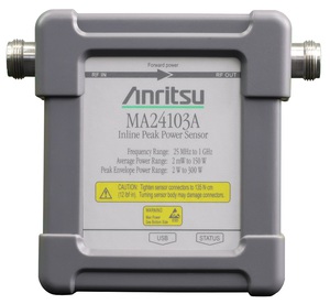 Anritsu 安立知推出低頻 Inline 峰值功率感測器 MA24103A