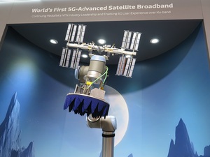以低軌衛星模擬5G-Advanced NR-NTN Ku-band 衛星寬頻串流