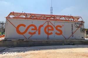 图为位於Shell印度邦加罗尔设施的Ceres货柜（source：Ceres）