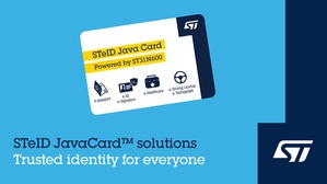 意法半导体推出STeID Java Card可信赖电子身份证和电子政务解决方案