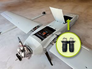 多光譜遙測系統搭載於雲科大自製複合動力垂直起降無人機