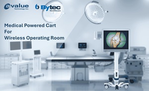 安勤科技與Bytec Healthcare打造的 Cordless OR方案核心在於 GeniCart 無線供電醫療推車。
