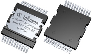 CoolSiC MOSFET 750 V G2系列創新的頂部散熱 Q-DPAK 封裝是其核心特性之一，可提供極佳的熱性能與可靠性。