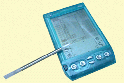 《圖二  手寫功能已經廣泛用於PDA/HPC的產品上》
