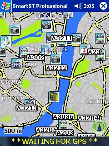 《圖三　GPS定位服務》