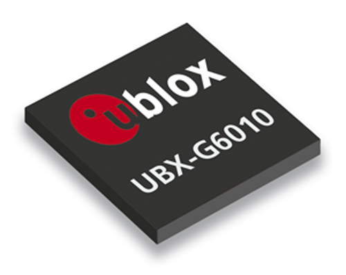 《圖一  u-blox 6晶片圖（圖片來源：u-blox）》