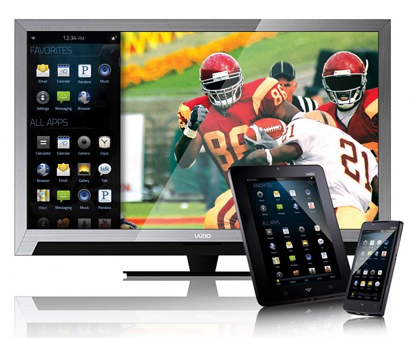图一 : 智能电视已是智能型手机与平板的延伸（Source: Visio）