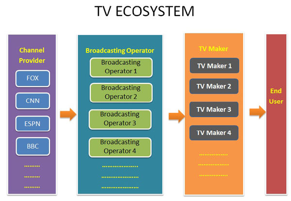 Figure 1 :  TV Ecosystem