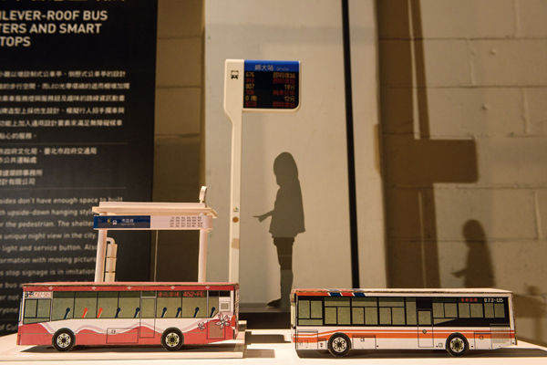 Figure 2 :  Taipei is leveraging its strength in design by commissioning professional designers to develop smart bus stops. These will allow for the elderly and others with limited mobility to register their presence, thus alerting drivers to prepare for their boarding. (Chuang Kung-ju)