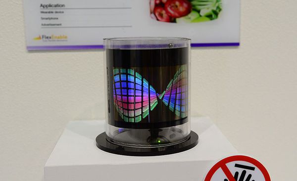 Figure 4: CPT partnership with FlexEnable Ltd and will invest in the production of full-color flexible AMOLED displays.