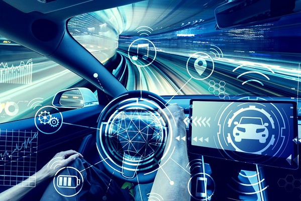 图一 : 未来的车辆不再是独立子系统的集合，而是旨在紧密协作的相互关联的功能。