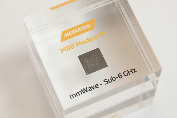 圖四 : 聯發科推出全新5G數據晶片M80。（Source：聯發科）