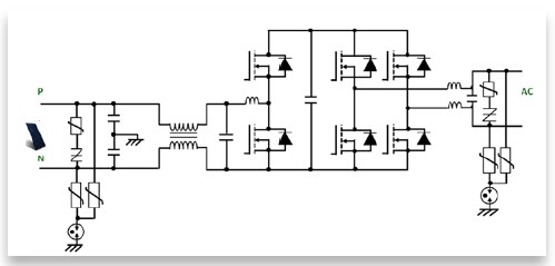 圖12 : PV光伏轉換器保護