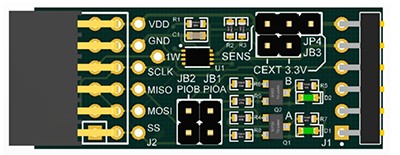 圖2 : Maxim 的 DS28E18EVKIT# 評估板能讓開發人員輕鬆將 SPI 或 I2C 周邊裝置連接到 1-Wire 匯流排。隨附的軟體可用來對匯流排及周邊裝置的行為進行編程與監測，並有助於產生微控制器裝置的驅動程式。（source：Maxim Integrated）