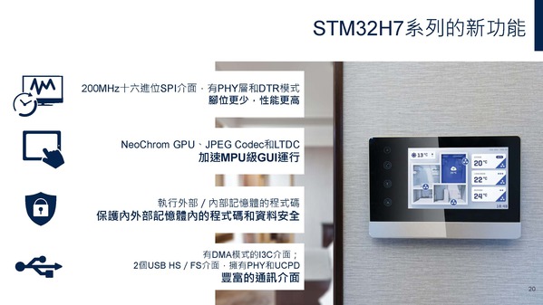 圖四 :   STM32H7系列的新功能