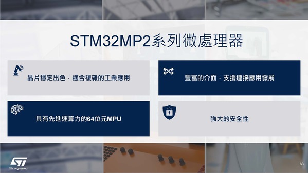 圖一 :   STM32MP2系列微處理器