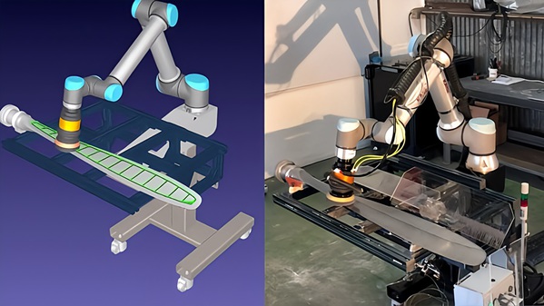 圖三 : RoboDK機器人離線編程及模擬規劃服務，則強調可在生產環境之外，直接從對機器人編程，避免因此導致生產停機時間（source: RoboDK）