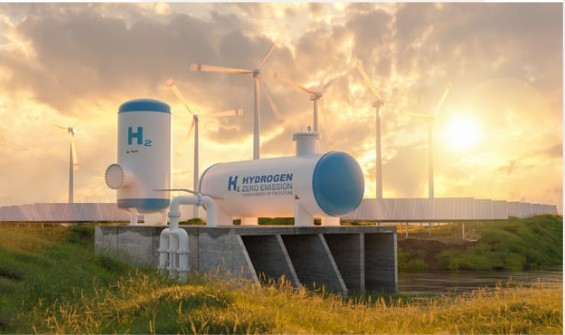 圖一 : 氫能源的應用場景極為廣泛，涵蓋交通、工業、電力儲能與民生等領域。