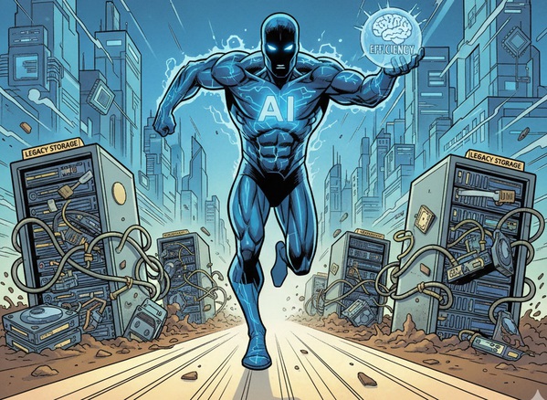 图一 :   AI正加速驱动储存架构转型