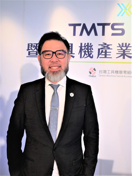 圖一 : 台灣工具機暨零組件公會理事長陳紳騰表示：「未來工具機公會將協助會員提前布局新興應用市場，整合上下游供應鏈。」