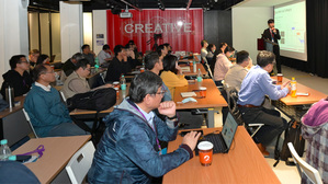 圖一 : CTIMES主辦、思渤科技贊助的「串聯AI傳輸最後一哩」的東西講座