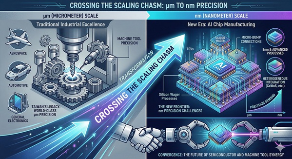 圖二 : 傳統微米級精度vs. AI奈米級精度比較圖。