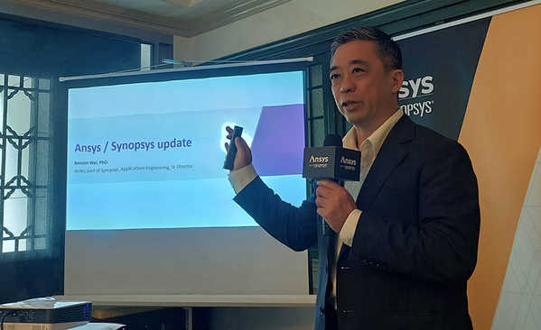 圖二 :  Ansys, part of Synopsys, Applications Engineering, Sr Director魏培森博士
