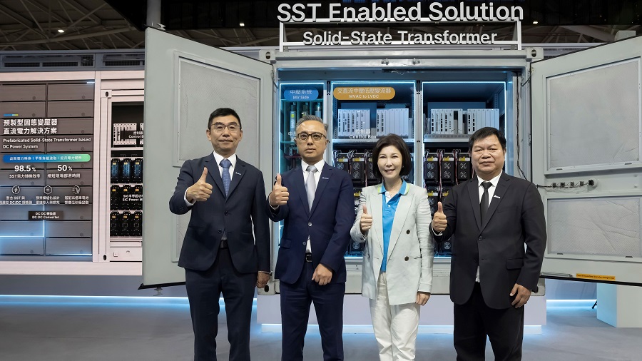 台達首度亮相預製型SST直流電解決方案，並透過工廠預整合與模組化設計，縮短50%現場部署時間