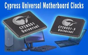 Cypress主機板時脈產生器－CY28551 BigPic:320x200