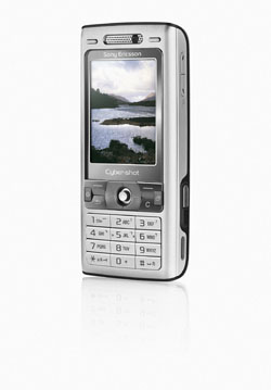 Sony Ericsson K800i 冰鑽銀手機