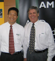 左:AMD嵌入式運算解決方案部門行銷經理Jeff Chu;右:客戶行銷總監Paul smith