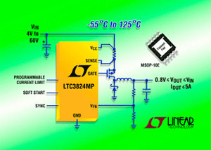 Linear可靠性等级低静态电流降压控制器LTC3824