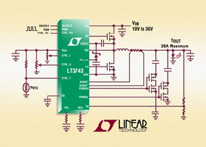 Linear推出可驅動高電流LED之新DC/DC 轉換器 BigPic:315x225