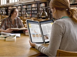 Kno平板计算机进军教育市场，未来期能取代纸本教科书。
