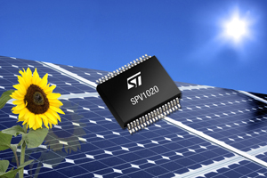 ST推出之首款整合功率优化（power-optimization）和功率转换（power-conversion）重要功能的太阳能发电系统IC