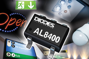 Diodes新型線性恒流驅動器為LED應用提供全面控制