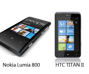 Nokia Lumia 800、HTC TITAN II皆傾向單核來開發手機。