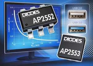 Diodes公司推出可編程電流限制電源開關AP2552及AP2553。 BigPic:674x481