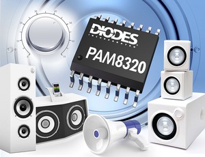 Diodes推出20W单声道D类音频放大器PAM8320