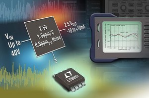 透过LT6657低压差、小型并具适应性的参考电压选项可针对下一代超精密电子提供足够的精度。