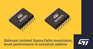 意法半導體推出高整合度電隔離Sigma-Delta調變器，提升測量精確度和可靠性。