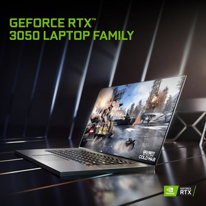 NVIDIA推出搭載GeForce RTX 3050的筆記型電腦